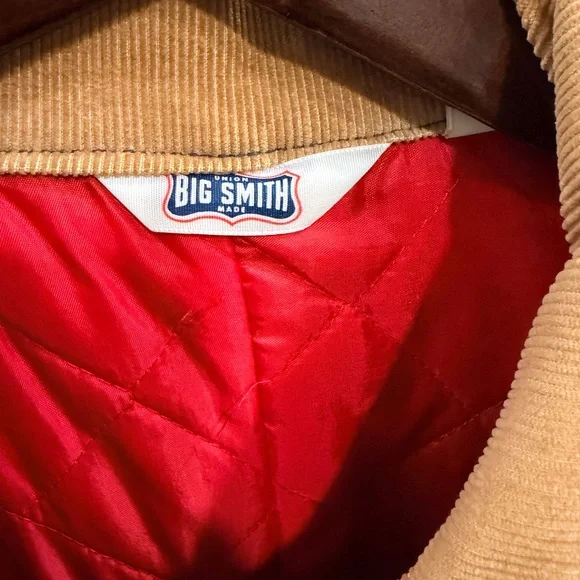 Vintage Big Smith Denim Chore Jacket Quilted Lined Made in USA Mens 50 XL - Picture 2 of 14